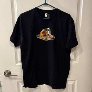 Colorful Cube Black T-Shirt